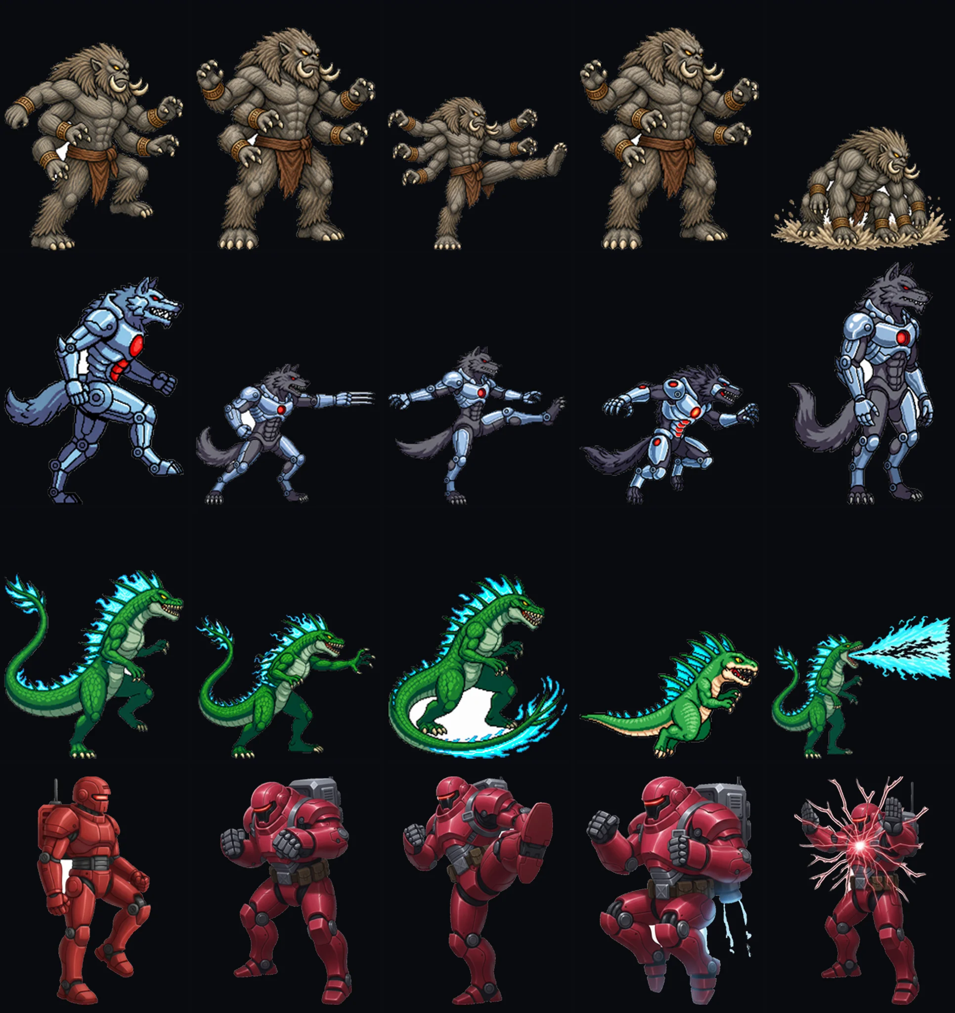 Sprite contact sheet