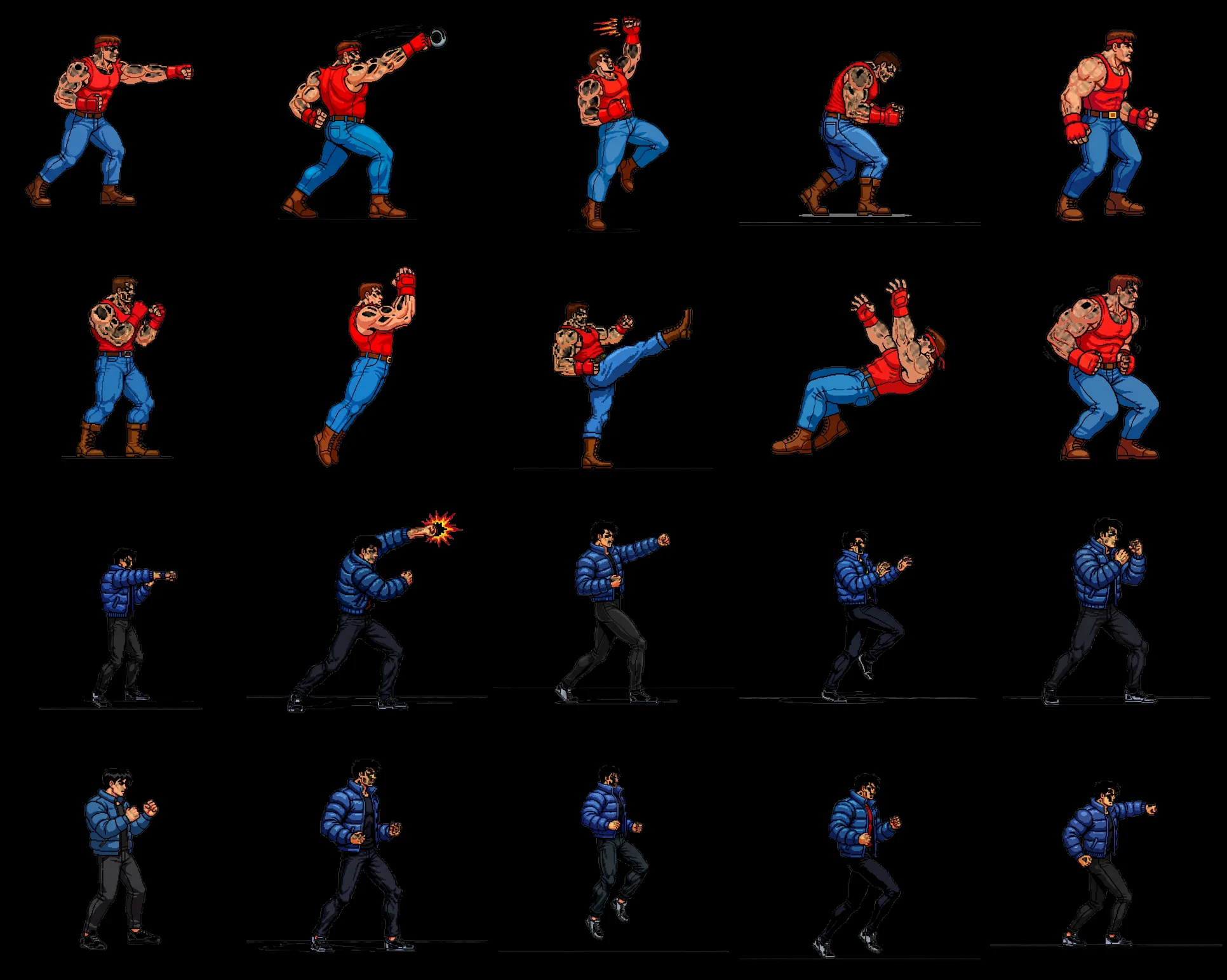 Sprite contact sheet