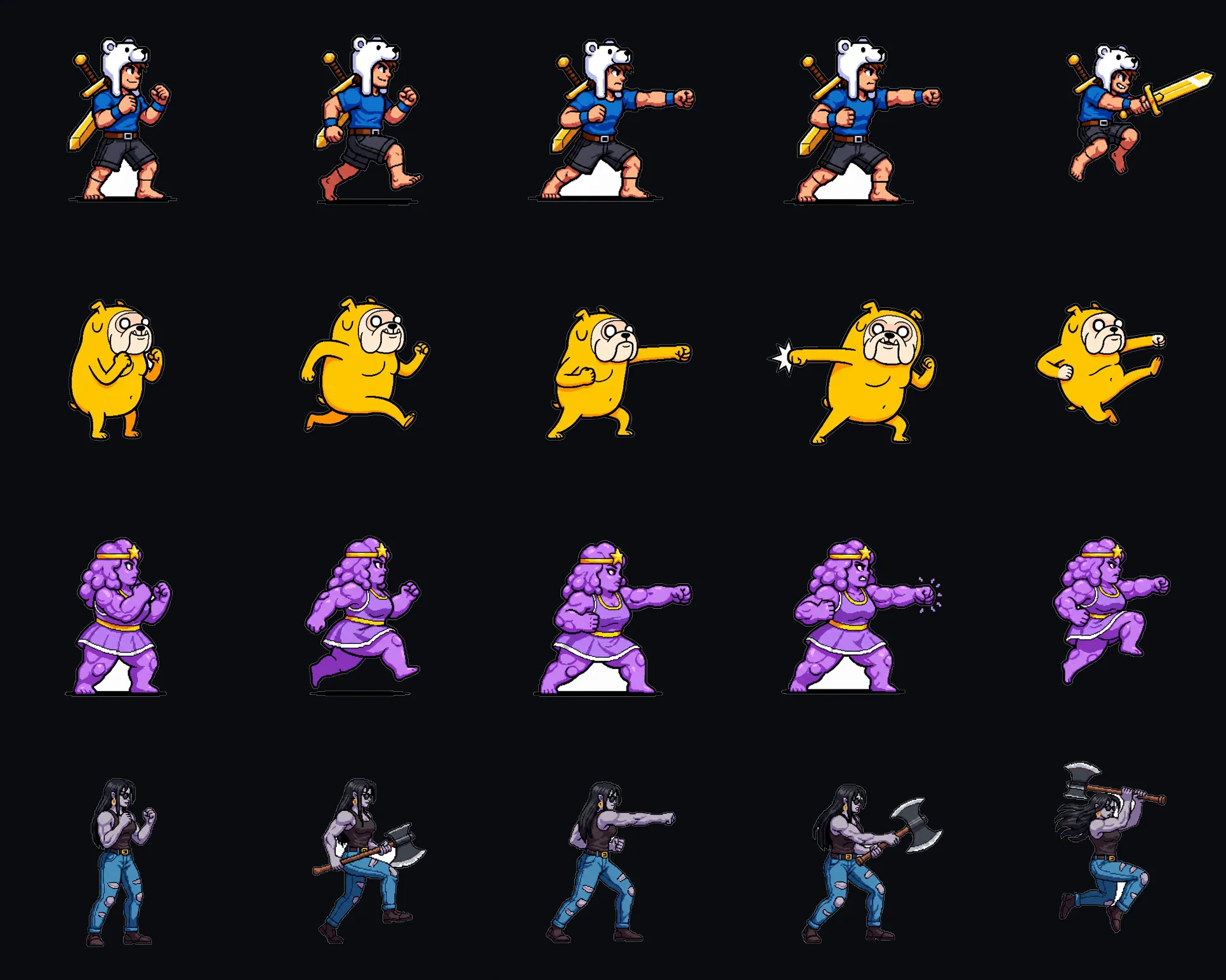 Sprite contact sheet