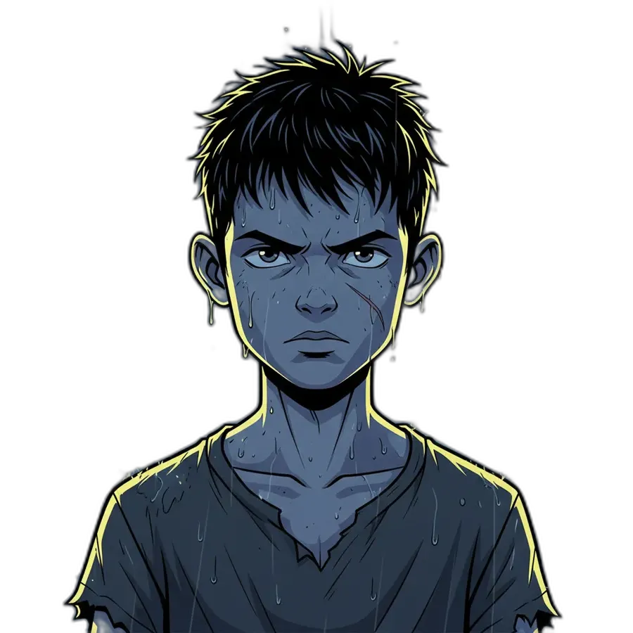 Character art from The Guardian in the Wires