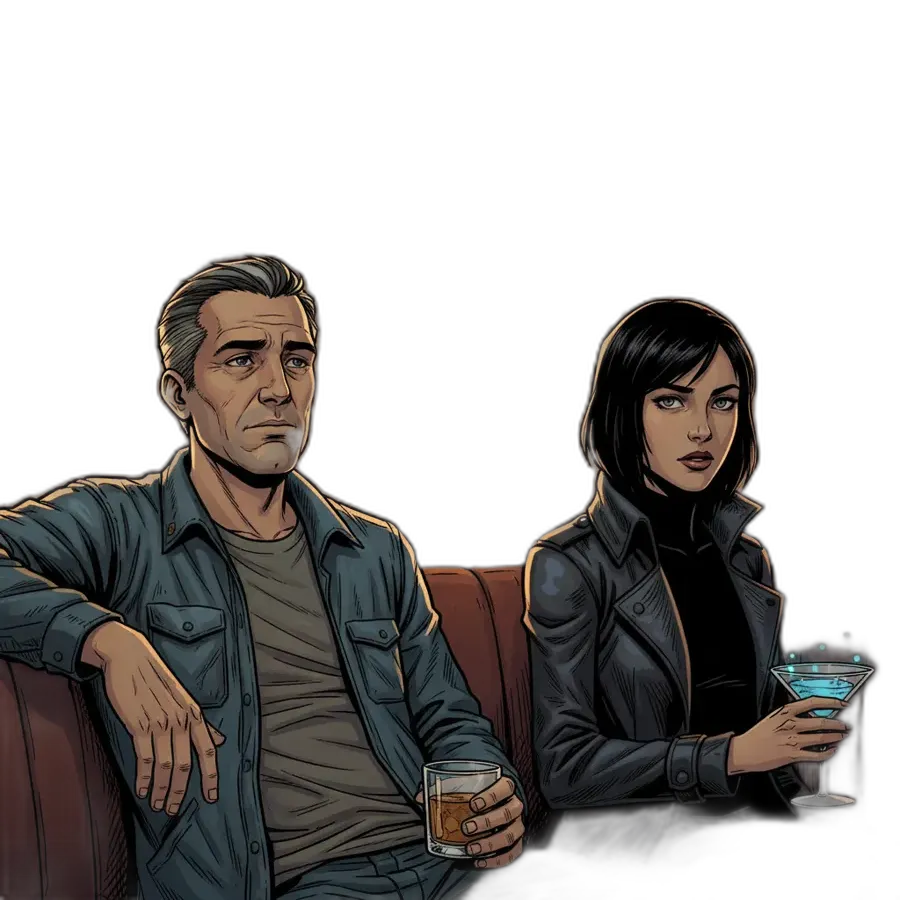 Character art from The Guardian in the Wires
