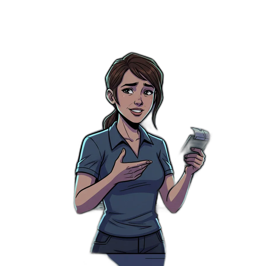 Character art from The Guardian in the Wires