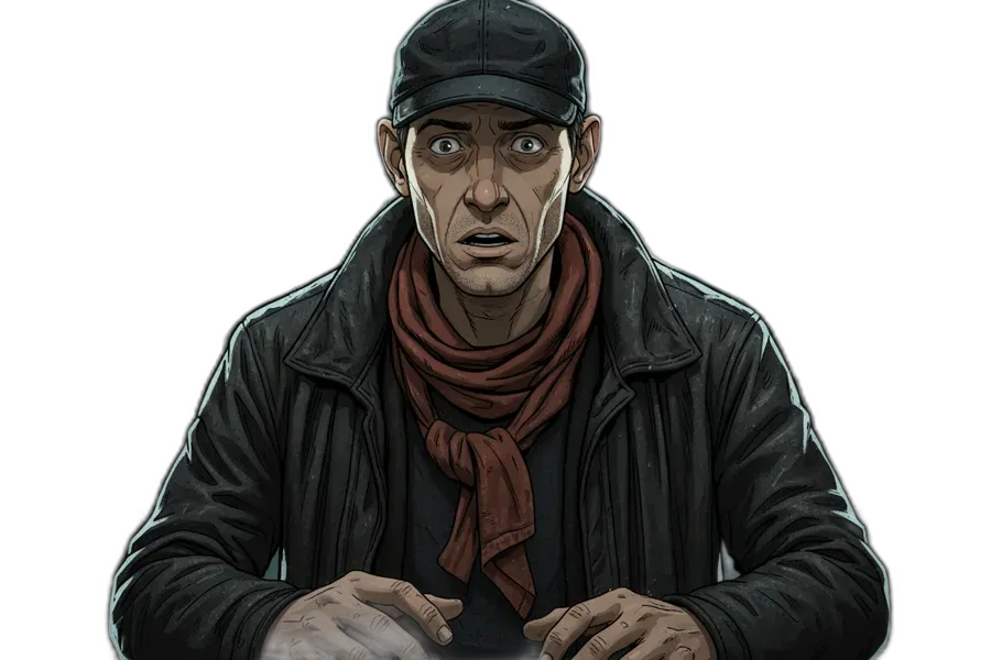 Character art from The Guardian in the Wires