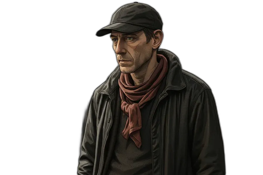 Character art from The Guardian in the Wires