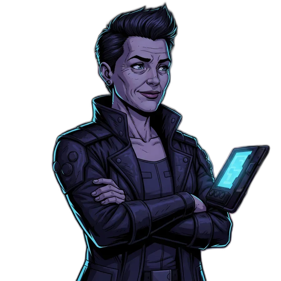 Character art from The Guardian in the Wires