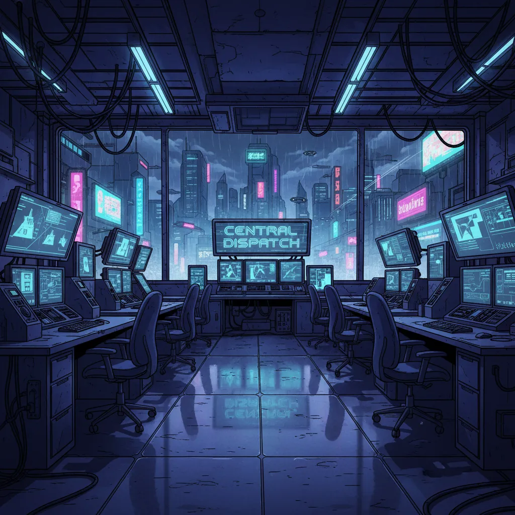 Location art from The Guardian in the Wires