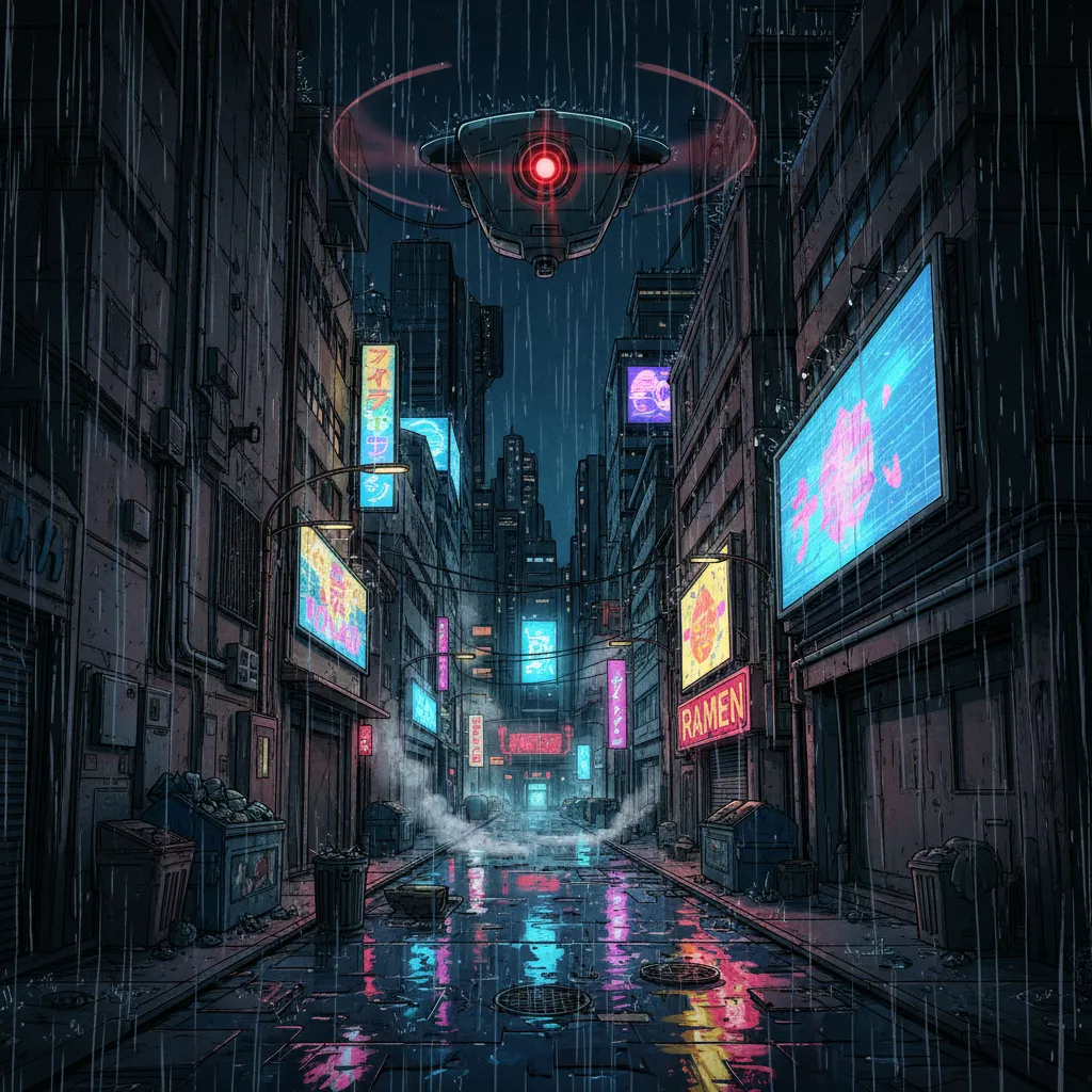 Location art from The Guardian in the Wires
