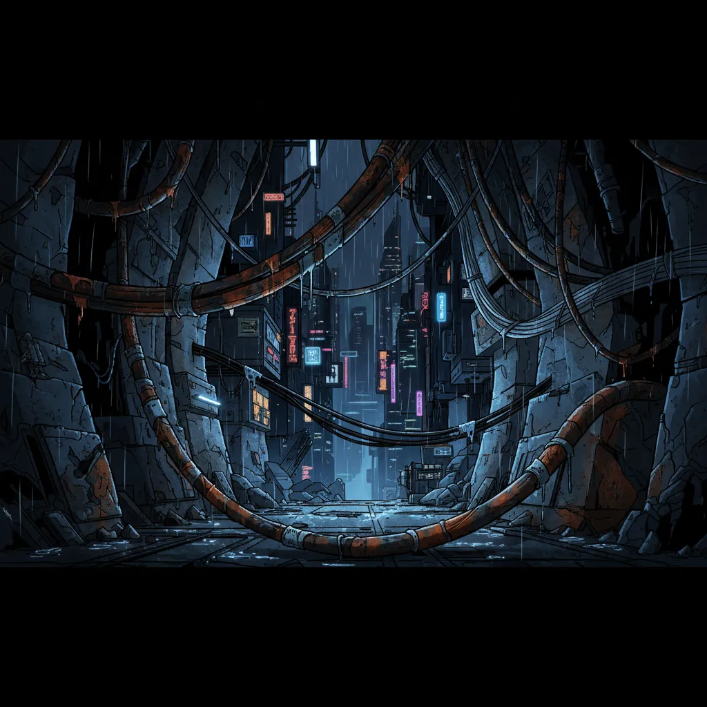 Location art from The Guardian in the Wires