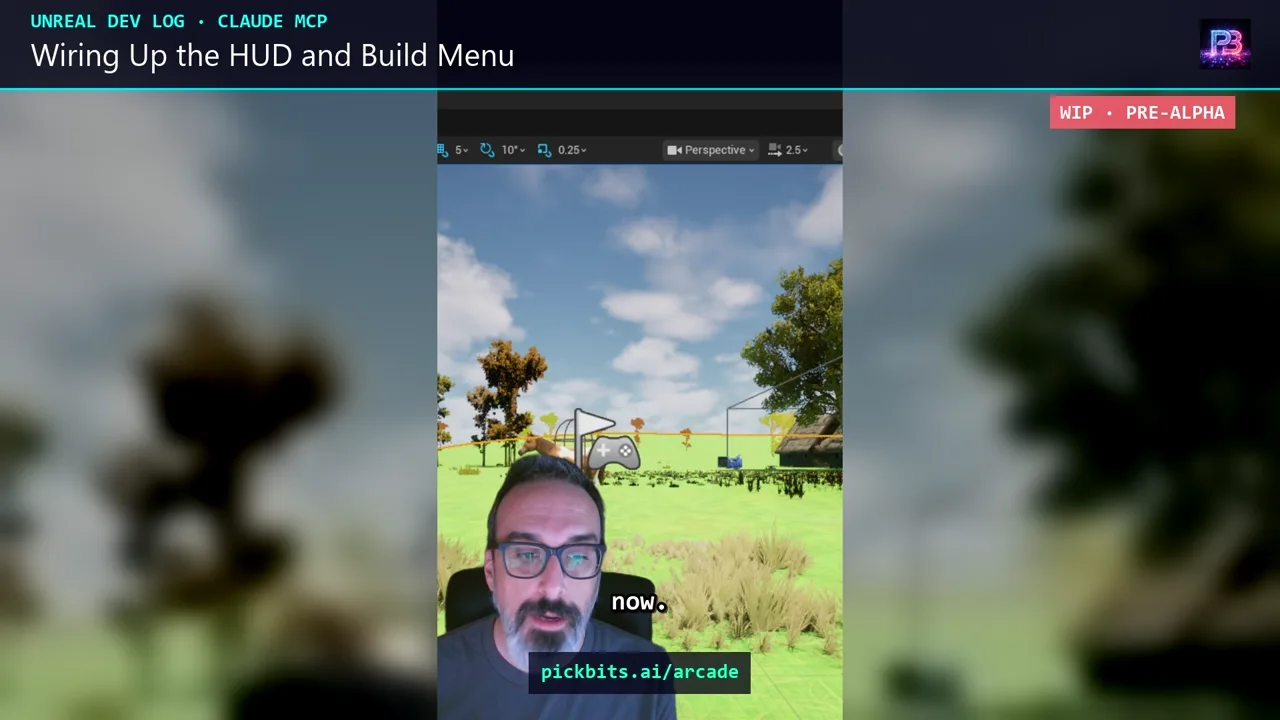 Wiring up the HUD and build menu