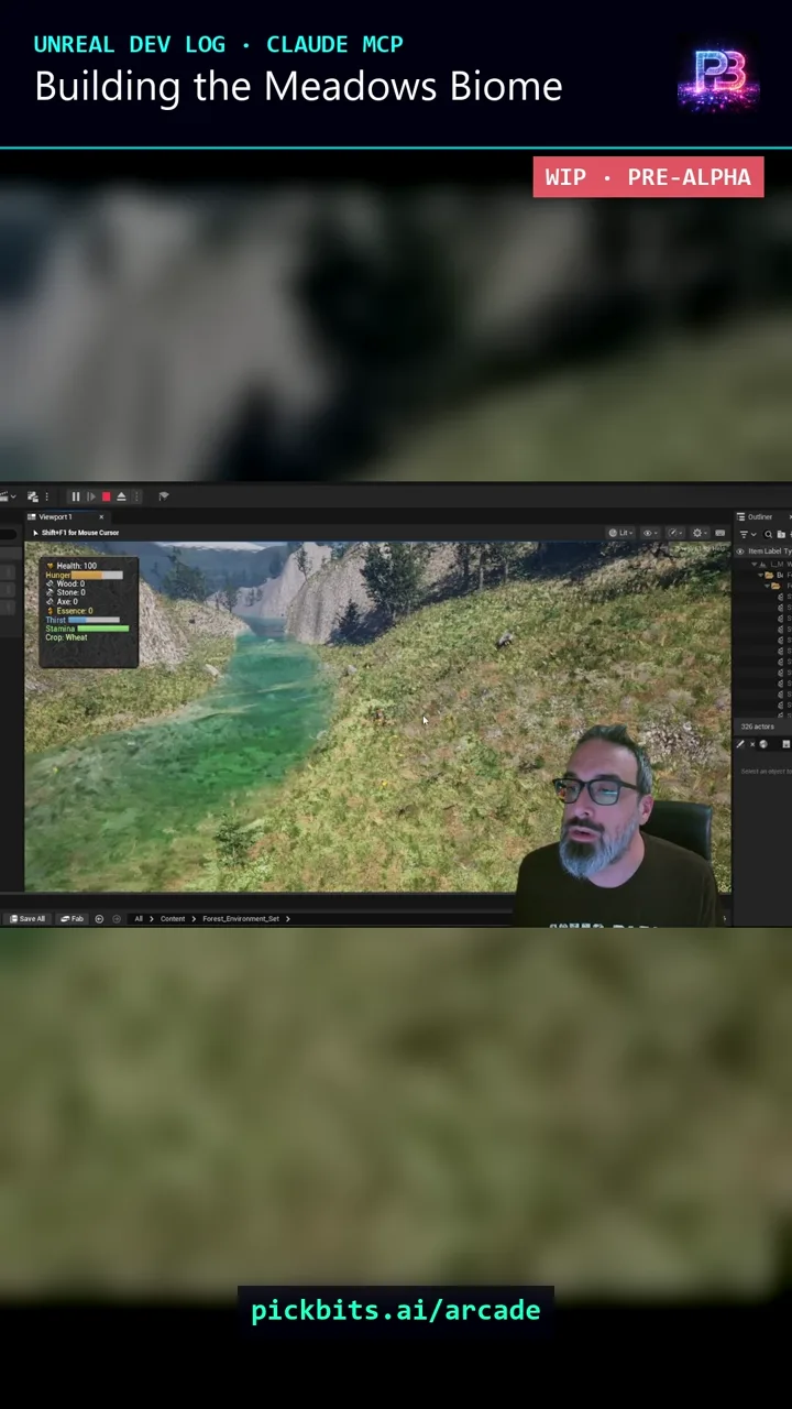 Building the Meadows biome