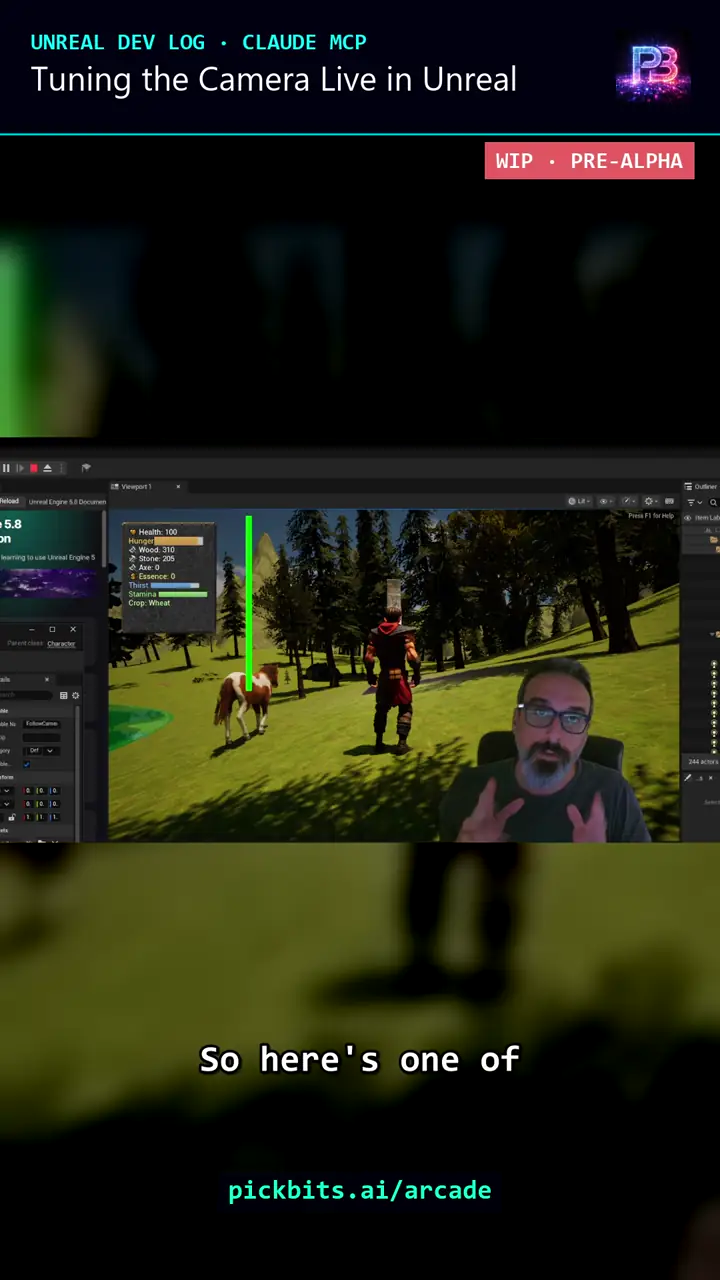 Tuning the Camera Live in Unreal