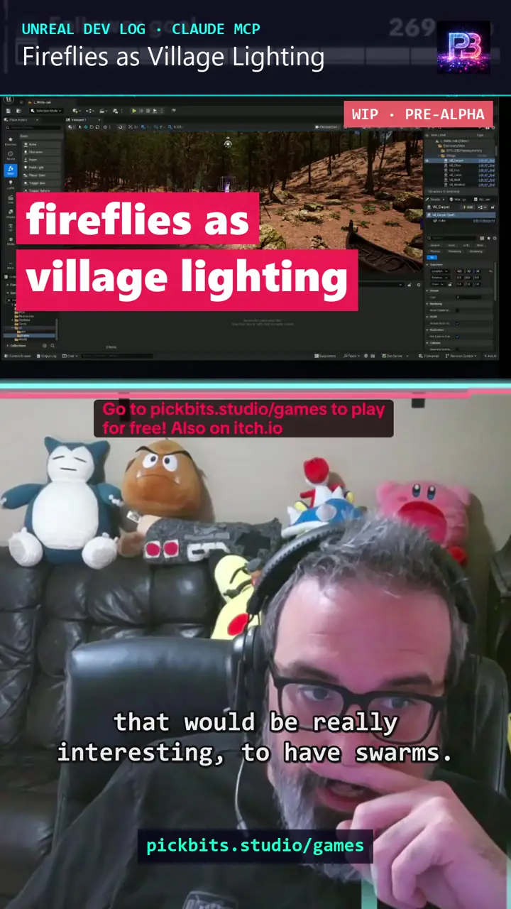 Fireflies as Village Lighting