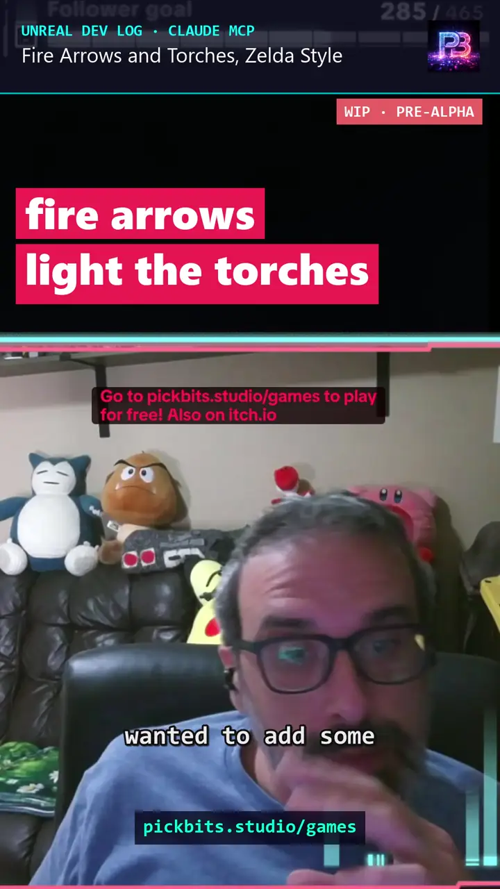 Fire Arrows and Torches, Zelda Style