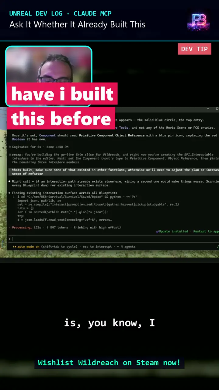 Ask It Whether It Already Built This
