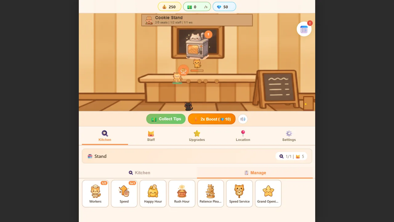Cat Snack Bar screenshot 1