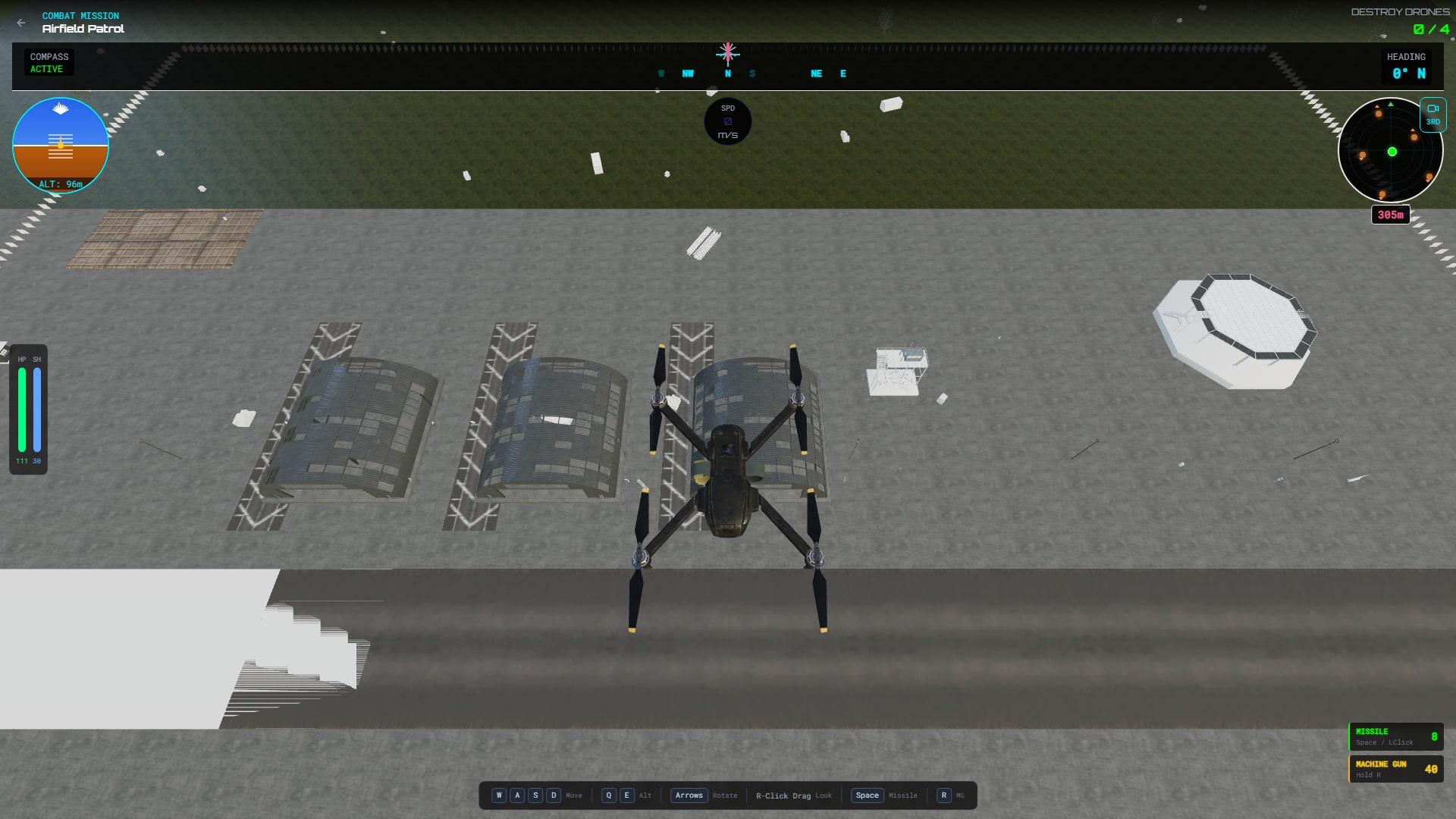 Drone Commando gameplay screenshot 1