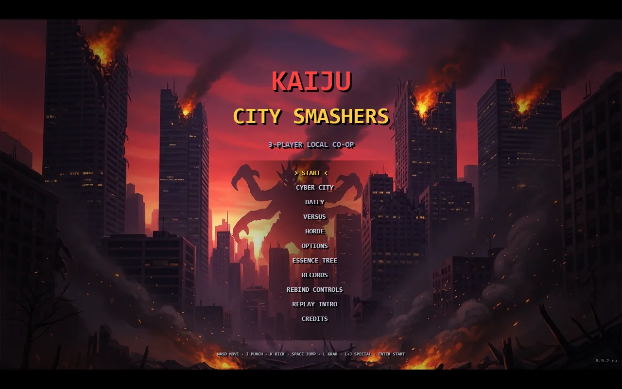 Kaiju City Smashers key art