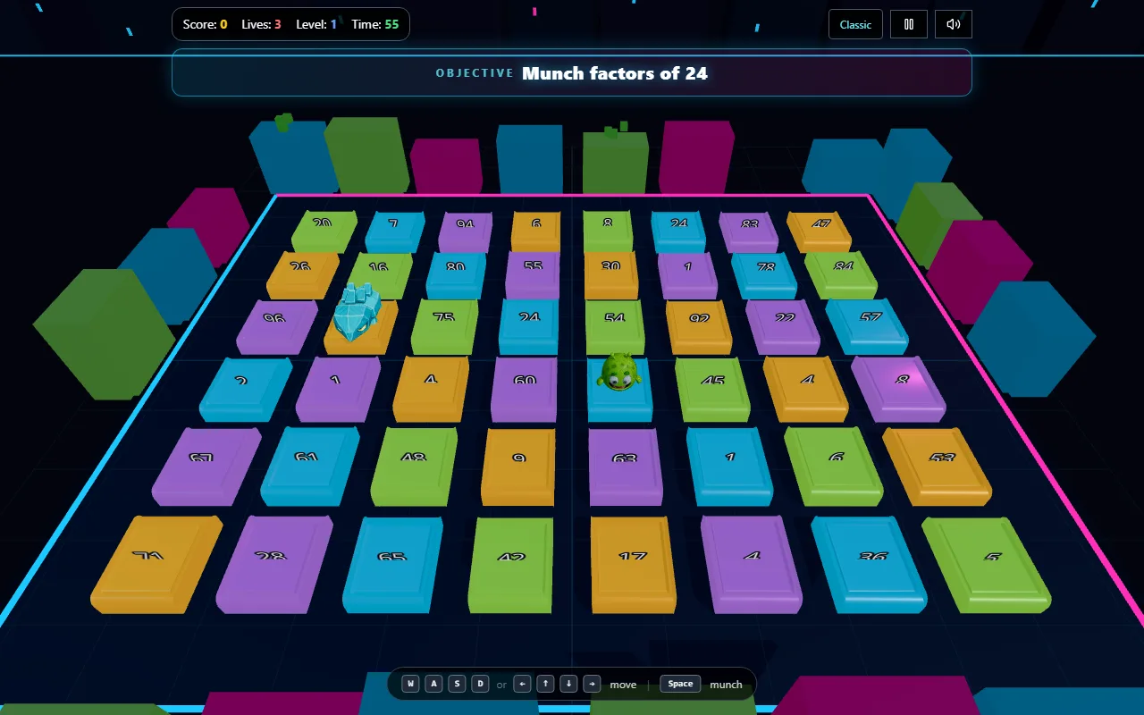 Mmmunchers screenshot 2