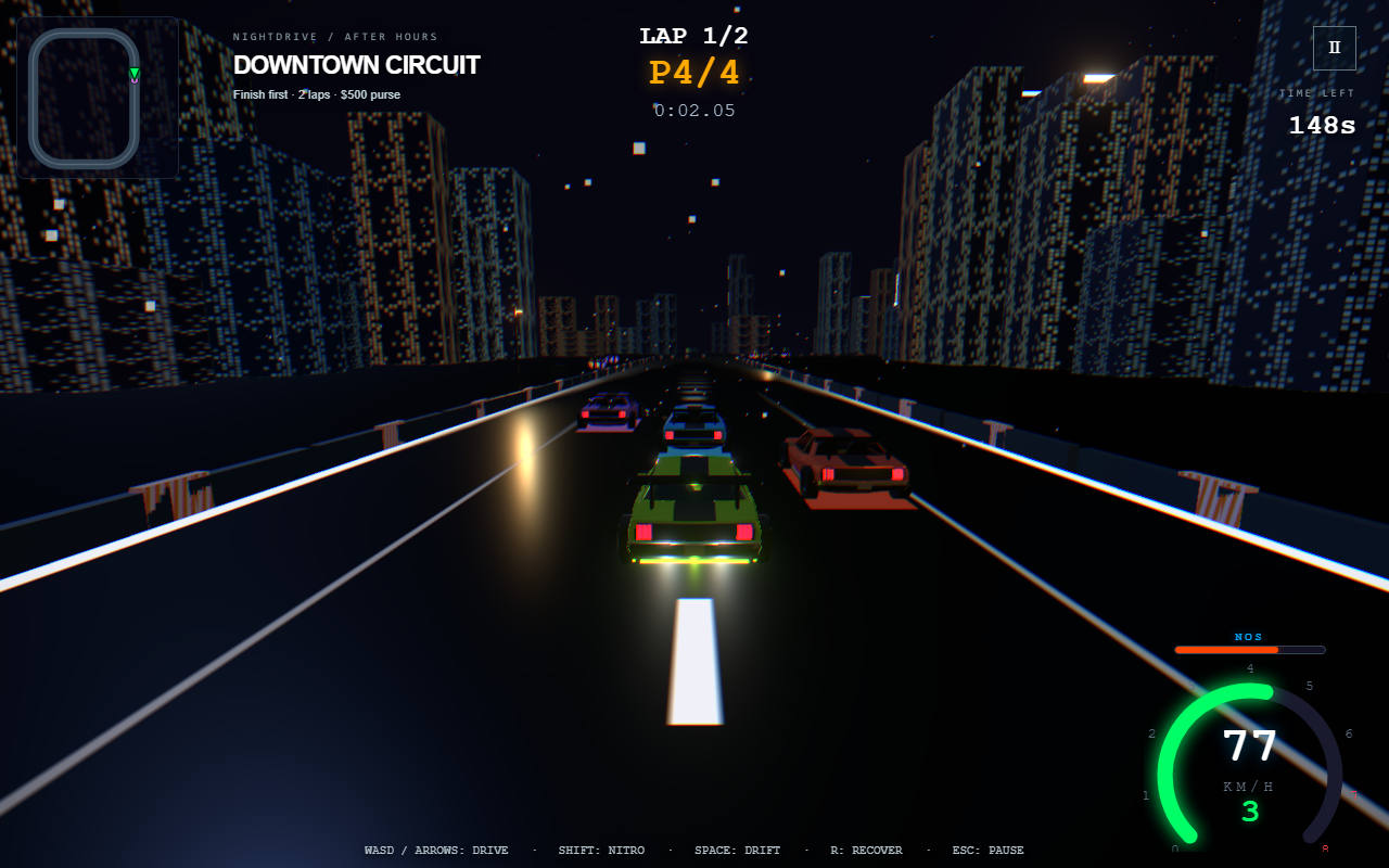 NightDrive gameplay