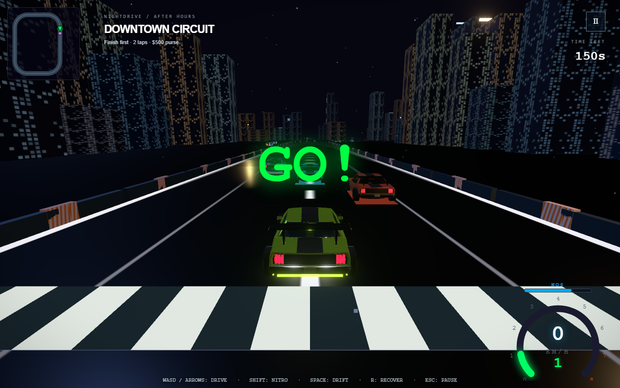 NightDrive gameplay screenshot 1