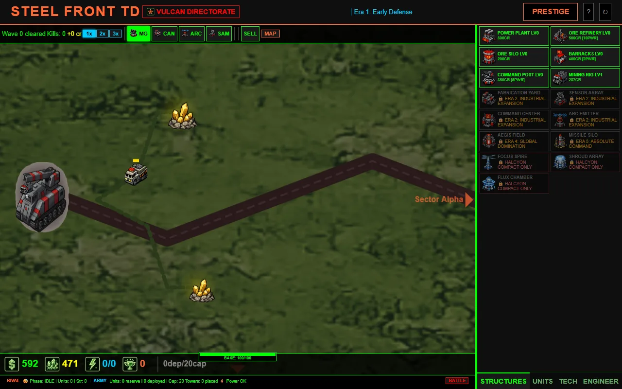 Steel Front TD screenshot 2