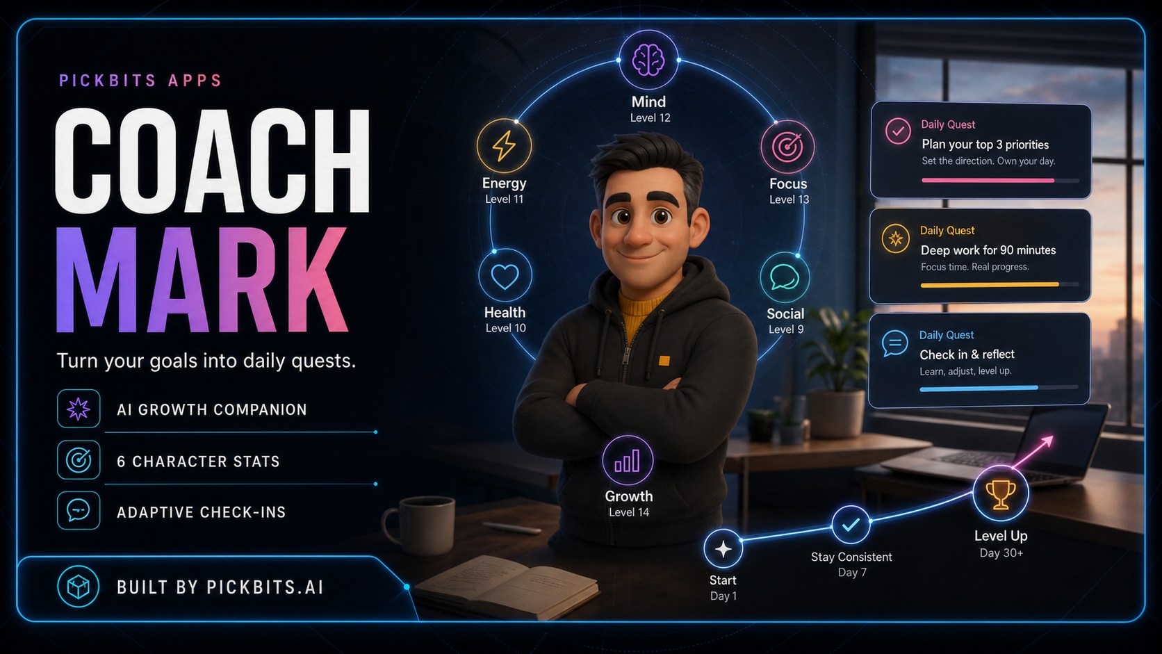 Coach Mark promotional artwork