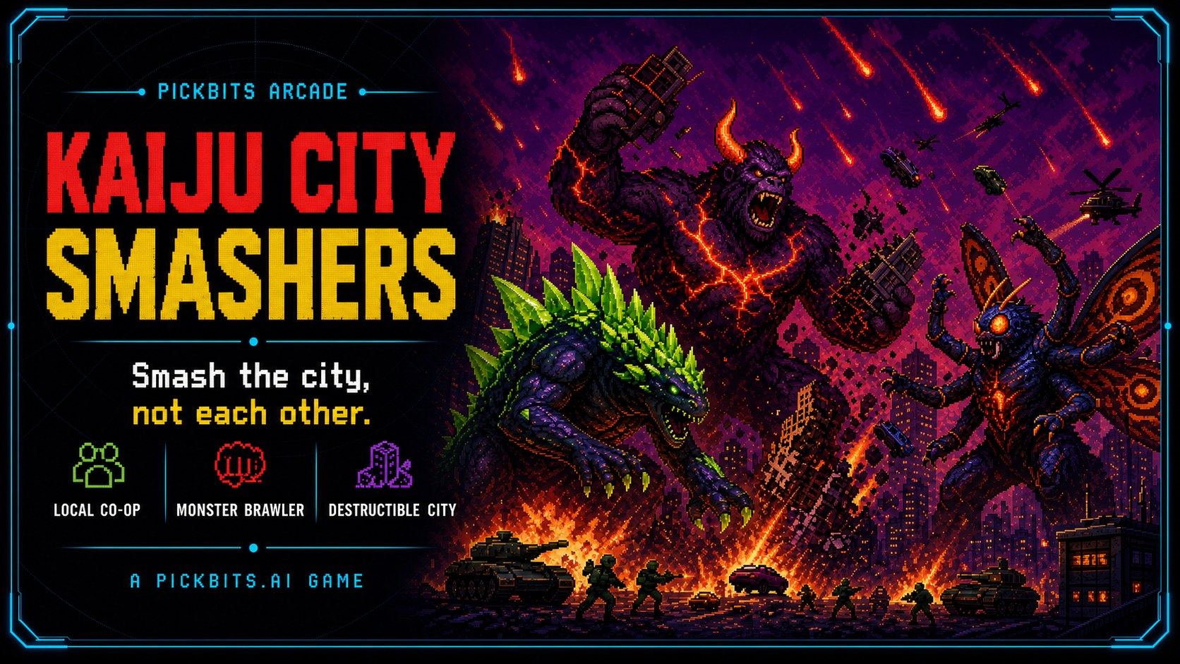 Kaiju City Smashers promotional artwork