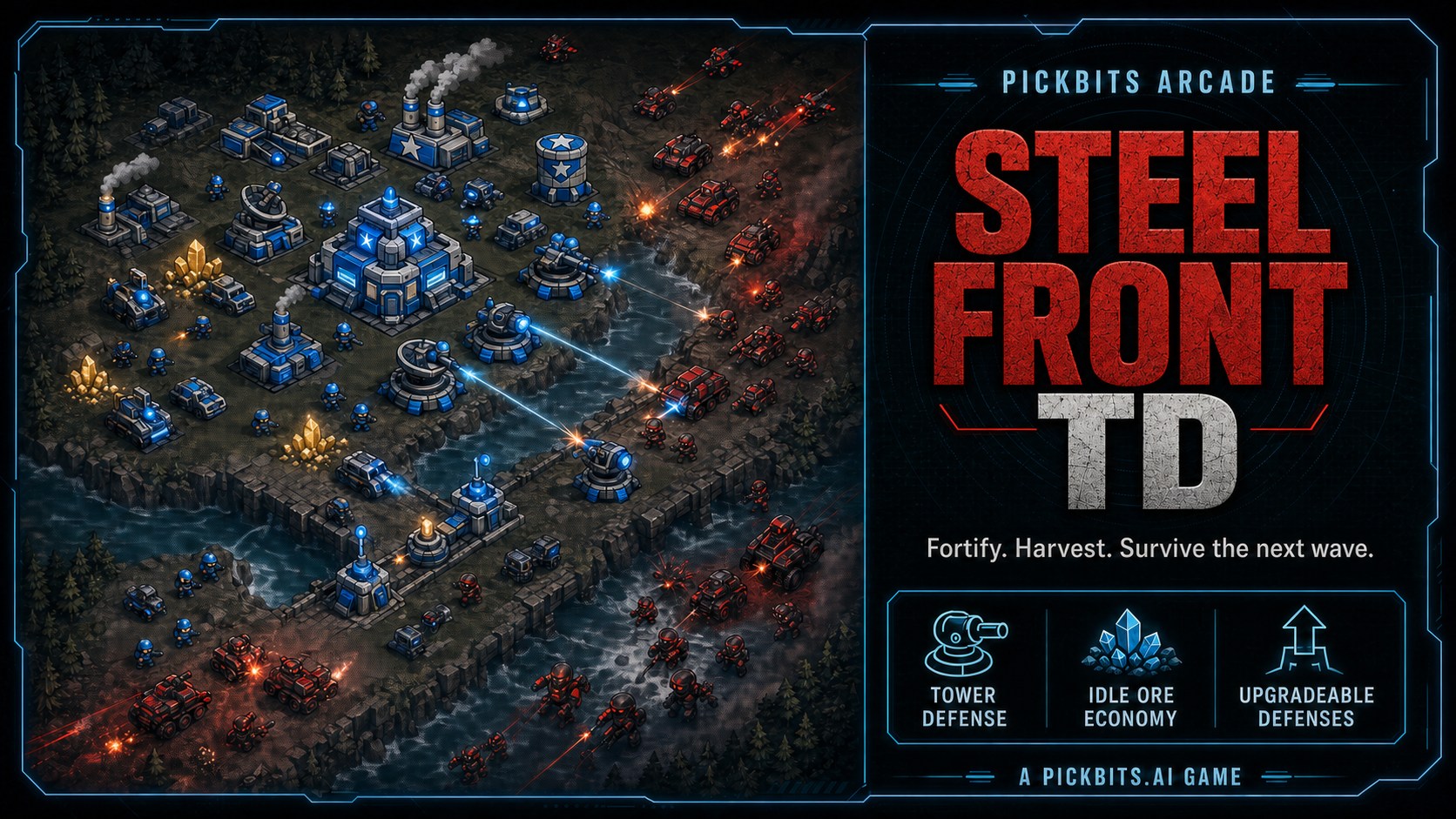 Steel Front TD promotional artwork